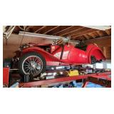 1949 MG TC classic vehicle partially restored