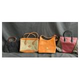 Group of vintage womenï¿½s handbags