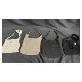 Group of womenï¿½s crocheted purses