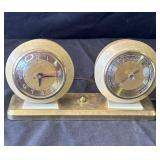 Vintage USA Salem clock & barometer