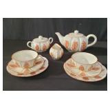 Gustavsberg vintage 9pc. Ceramic tea set
