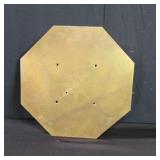 Vintage brass sun dial