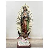 Virgen de Guadalupe sculpture35ï¿½ high