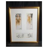 Group of signed Native American art