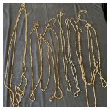 Group of 10  vintage beaded necklaces