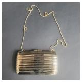 Vintage Neiman Marcus chrome metal handbag