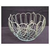 Vintage iron wire hanging basket