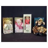 Group of 4 vintage dolls - 2 porcelain (Seymour