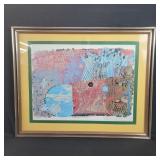 Blow up the trumpet in the new moon print under