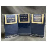Group of 3 Shalimar Guerlain Paris colognes