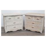 Pair of Pier 1 Jamaica collection wicker dresser