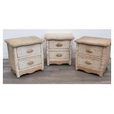 3 Pier 1 Jamaica collection wicker nightstands