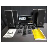 Box of wireless audio system and speakers