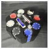 Vintage poker chip caddy