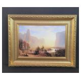 Gilt frame print on canvas