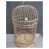 Vintage iron Spanish style bird cage