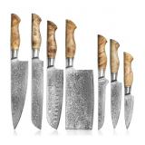 ($419 retail) SENKEN 7-Piece Damascus Kitchen