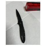 $120 Kershaw matte black pocket knife