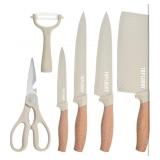Knife Set, 6-Piece Khaki