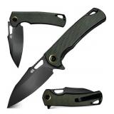 GE folding pocket knife - green