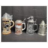 Group of steins box lot