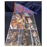 Vintage 1970 N.Y. Knicks championship banner &