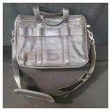 Leather shoulder bag