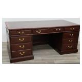 Stickley mahogany executive desk