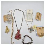 Group of costume jewelry