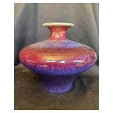 Vintage Chinese Ox blood glazed ceramic vase