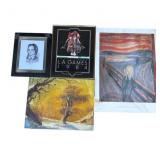 Group of 4 art prints
