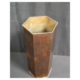 Vintage copper waste basket