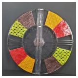 Contemporary metal battery operated wall clock