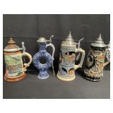 Group of steins box lot