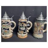 Group of steins box lot