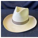 Vintage Stetson straw cowboy hat