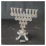 Vintage silver menorah