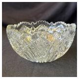 Vintage pressed glass bowl