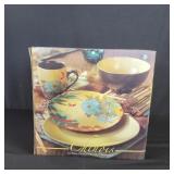 Chinois 16 piece dinnerware set - stoneware