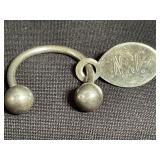 Tiffany & Co. silver key ring