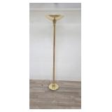 Modern brass floor lamp
