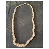 Vintage pink stone necklace