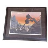 VTG framed signed The Spirit of Man print