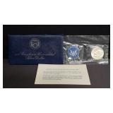 1974 Eisenhower uncirculated silver dollar PB