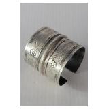 Antique silver cuff bracelet  will hallmarks