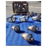 Pallet of heavy metal streetlight-style light