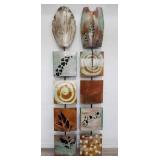 Pair of Y. Arteaga metal wall art