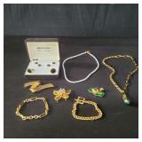 Group of costume jewelry