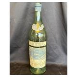Antique French Martell Cognac glass bottle