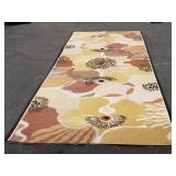 Hand made wool runner rug